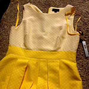 Tahari polka dot dress